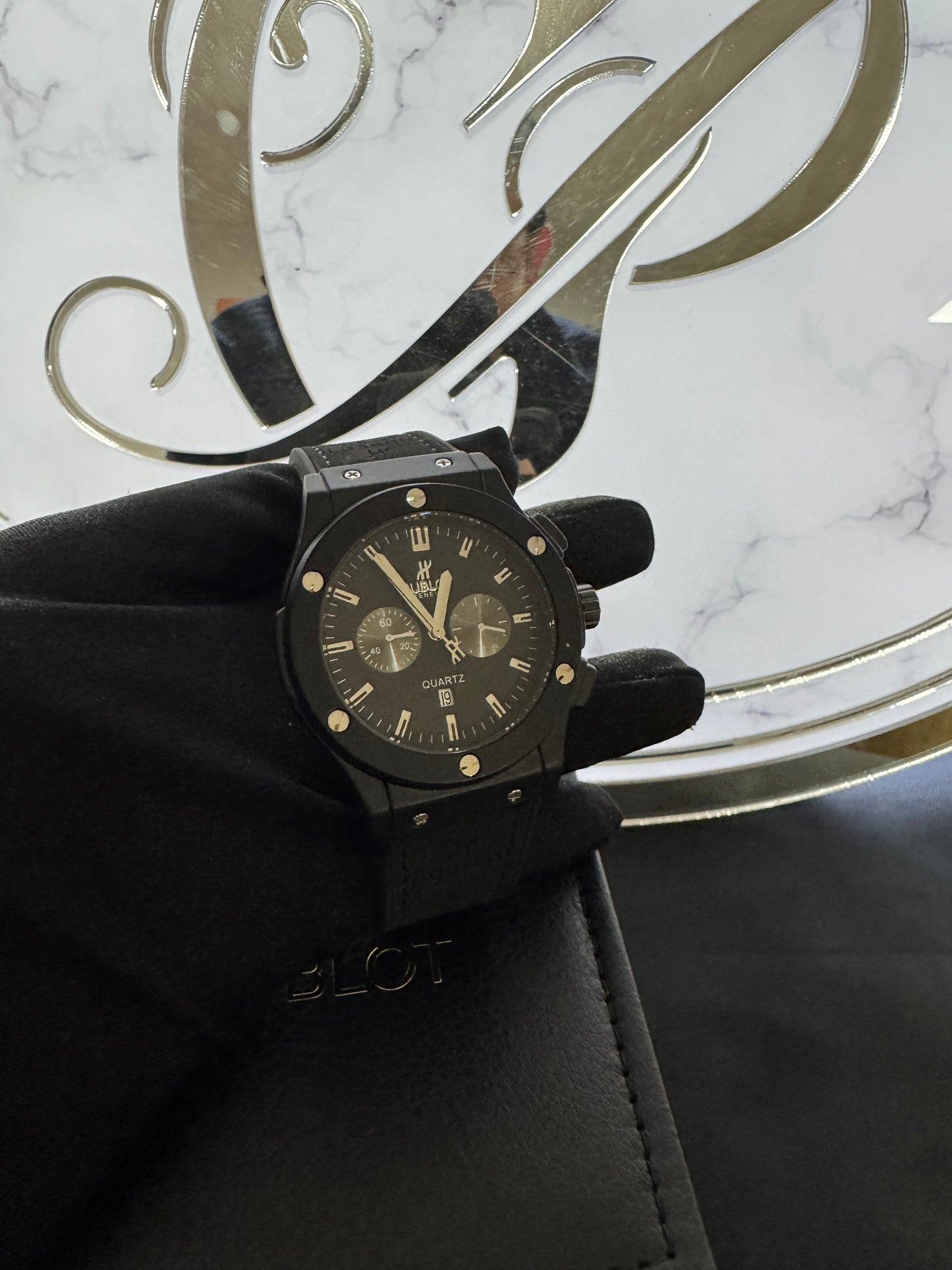 Reloj Hublot Chrono Negro