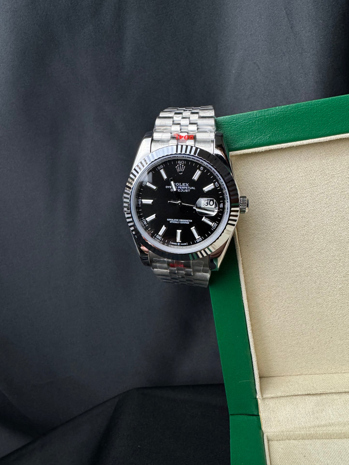 Rolex date Just Jubilee Negro
