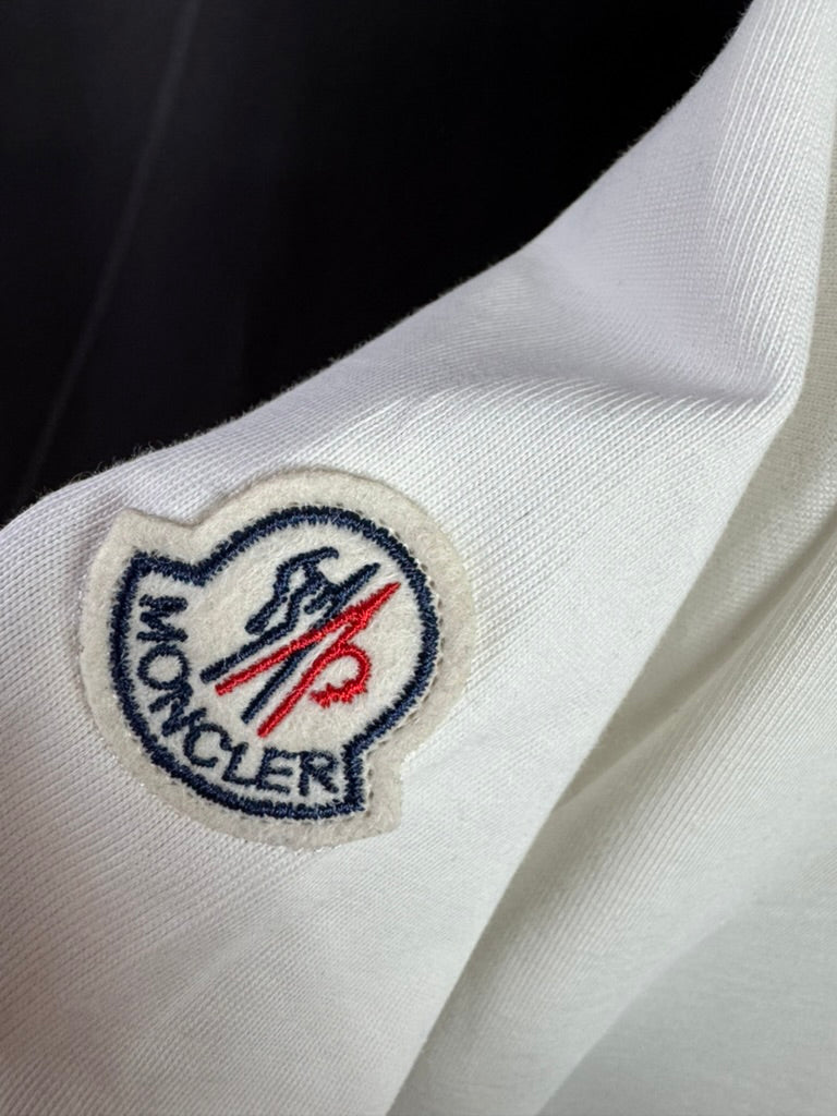 Playera Moncler Big Logo Blanca UA