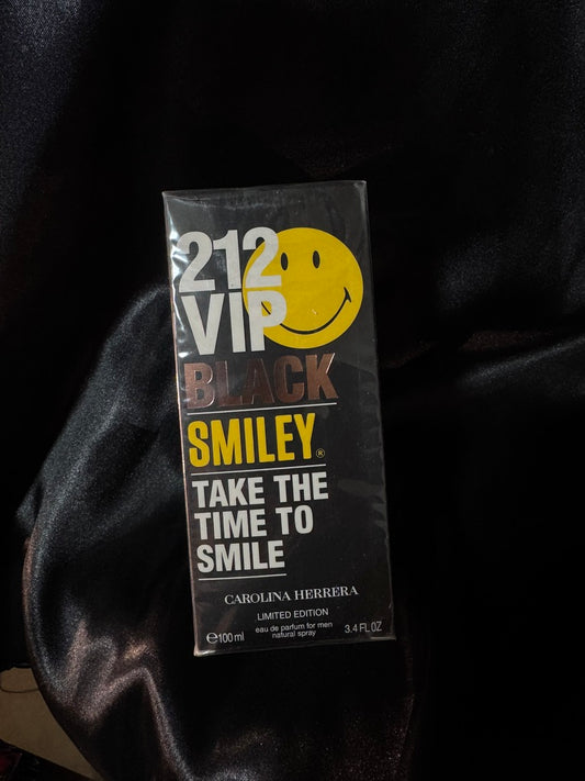 Carolina Herrera 212 VIP Black Smiley
