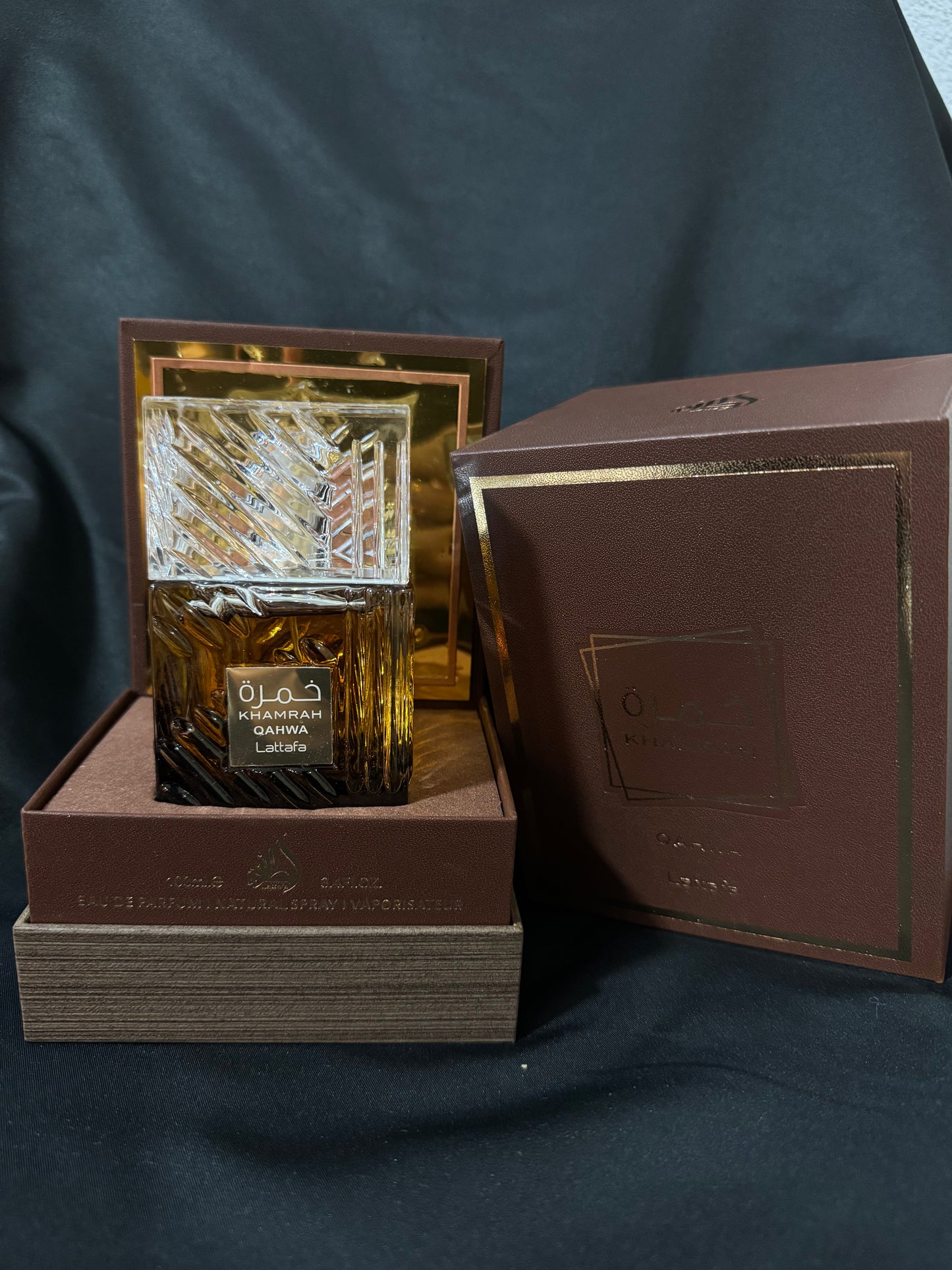 Lattafa Khamrah QAHWA 100ml Caja Premium