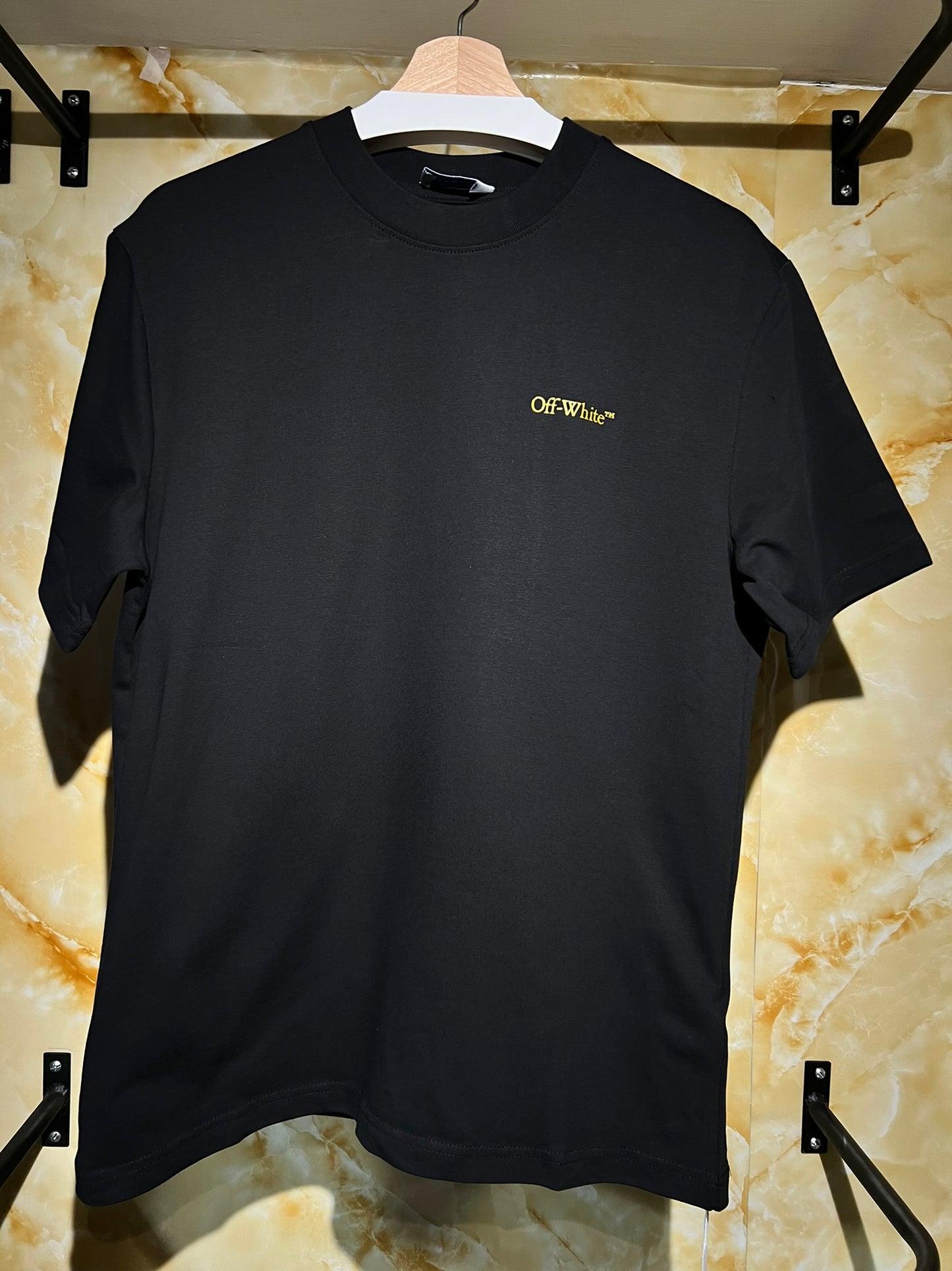 Off-White Measuring Tape Tee Negra