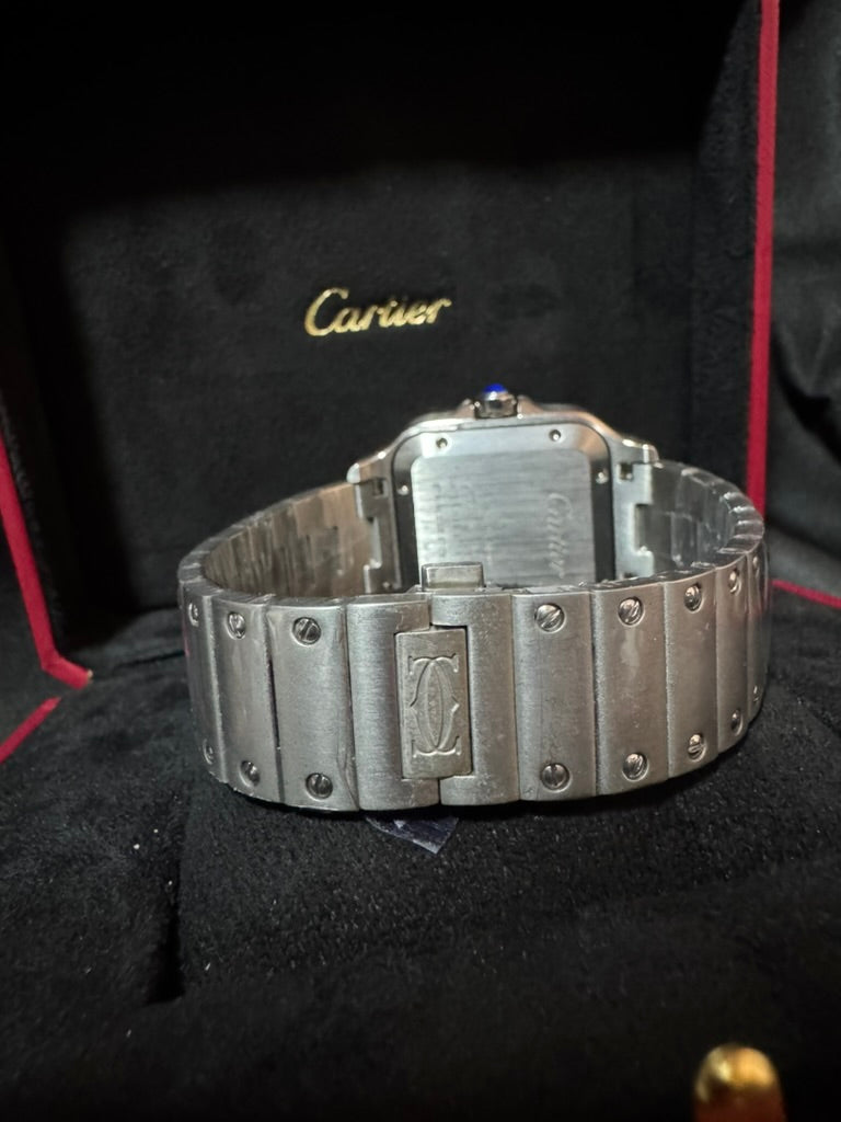 Cartier Santos Cafe Acero