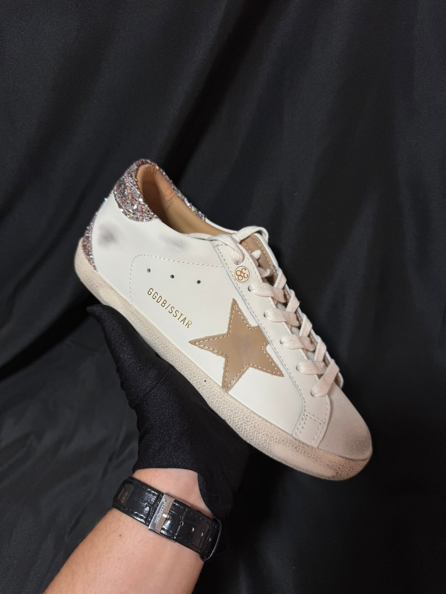 Golden Goose Super Star Glitter Pink