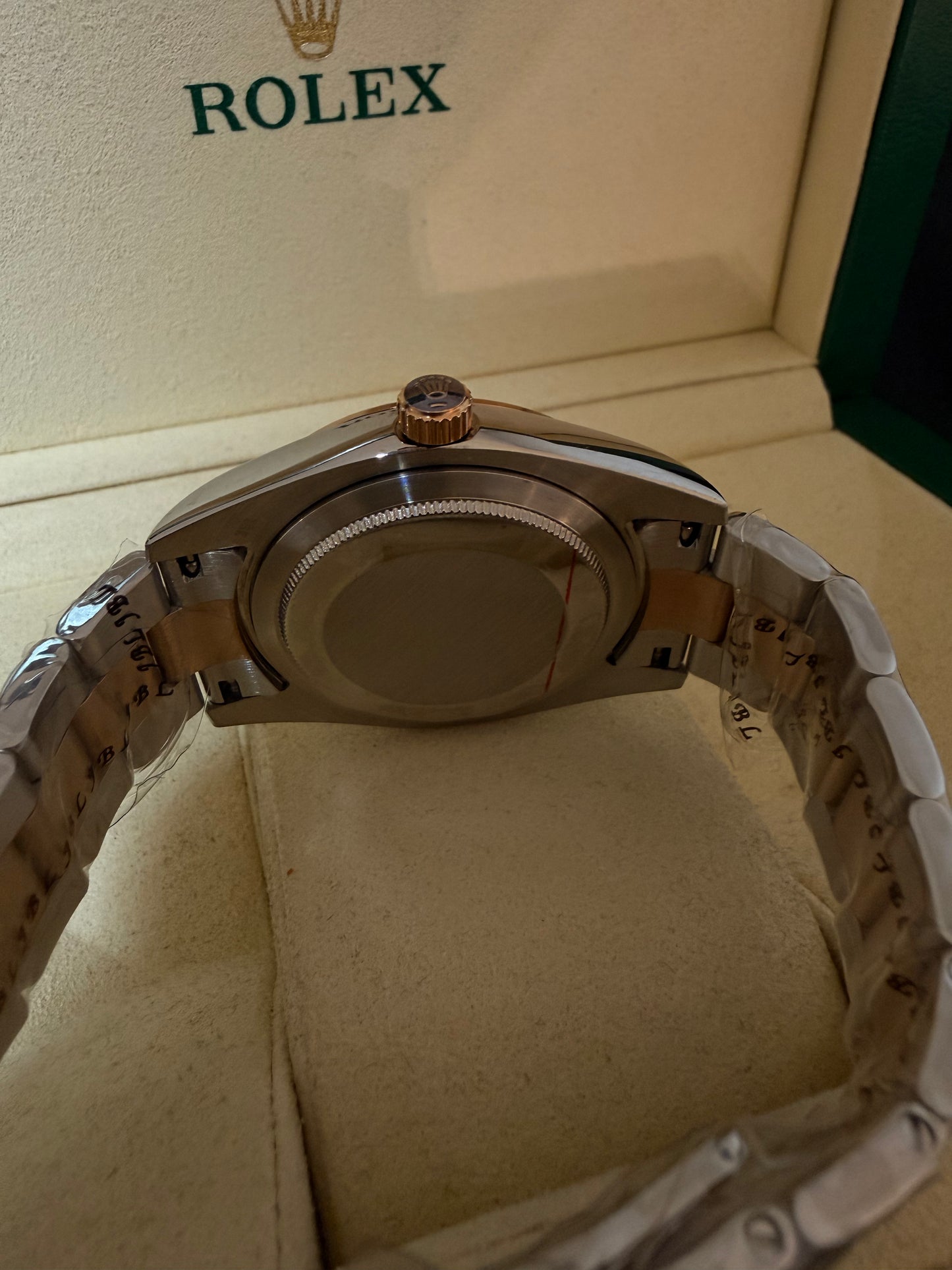 Rolex Wimbledon Two Tone Oyster Rose Gold