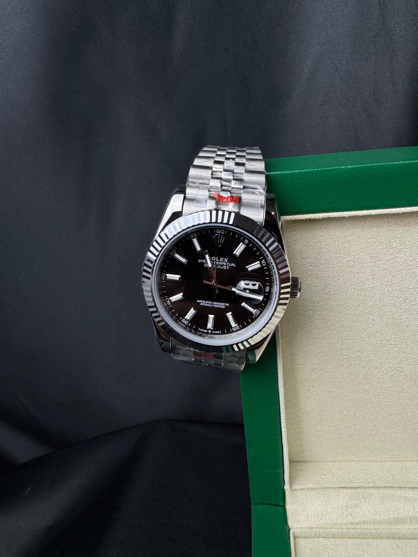 Rolex date Just Jubilee Negro