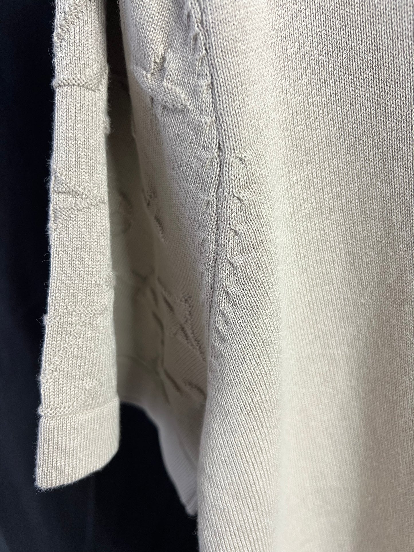 Playera Punto Louis Vuitton Monograma Beige UA