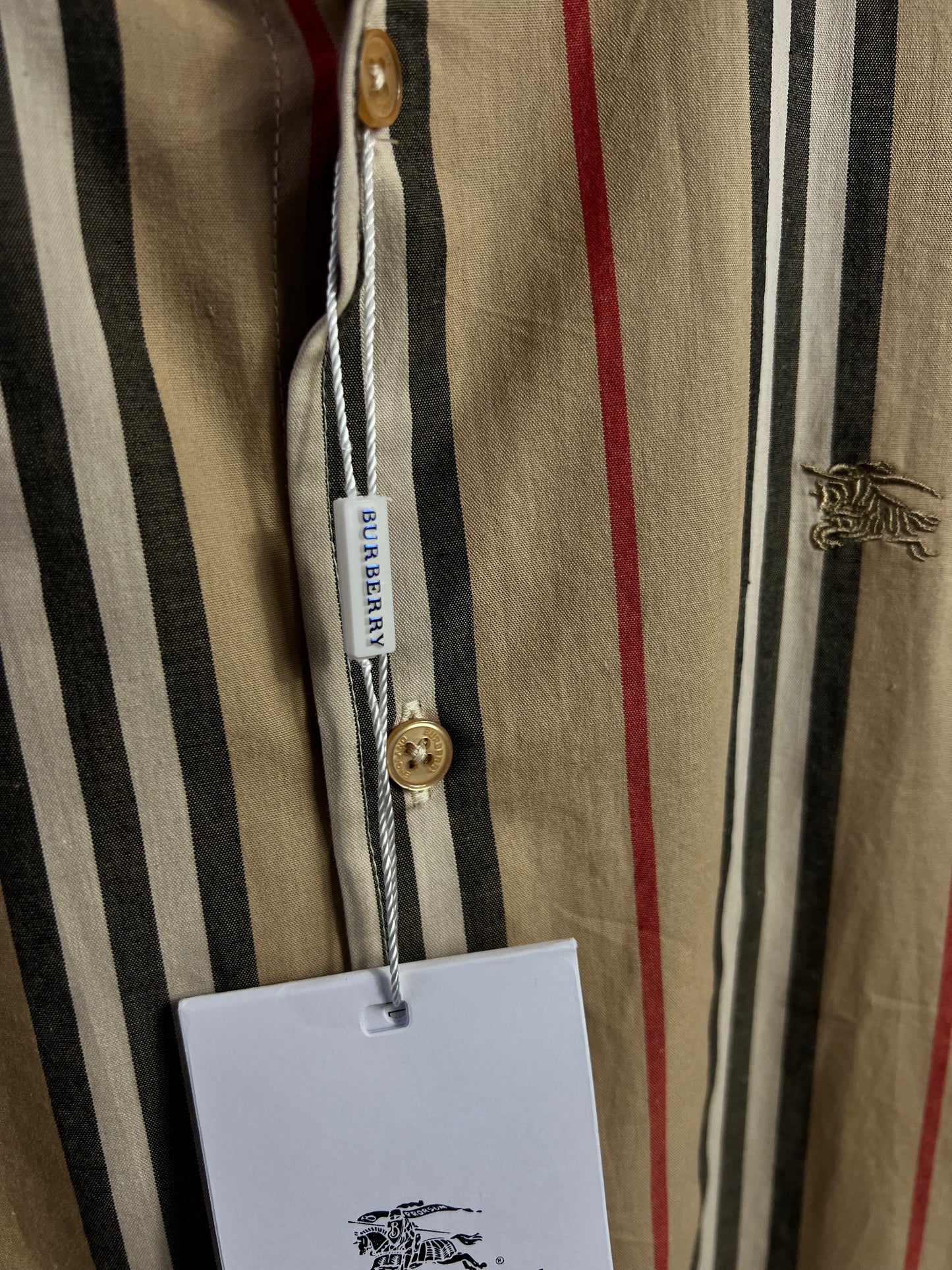 Camisa Burberry Clasica Beige UA