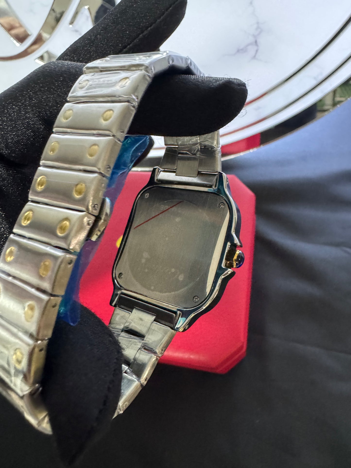 Reloj Cartier Santos Dos Tonos