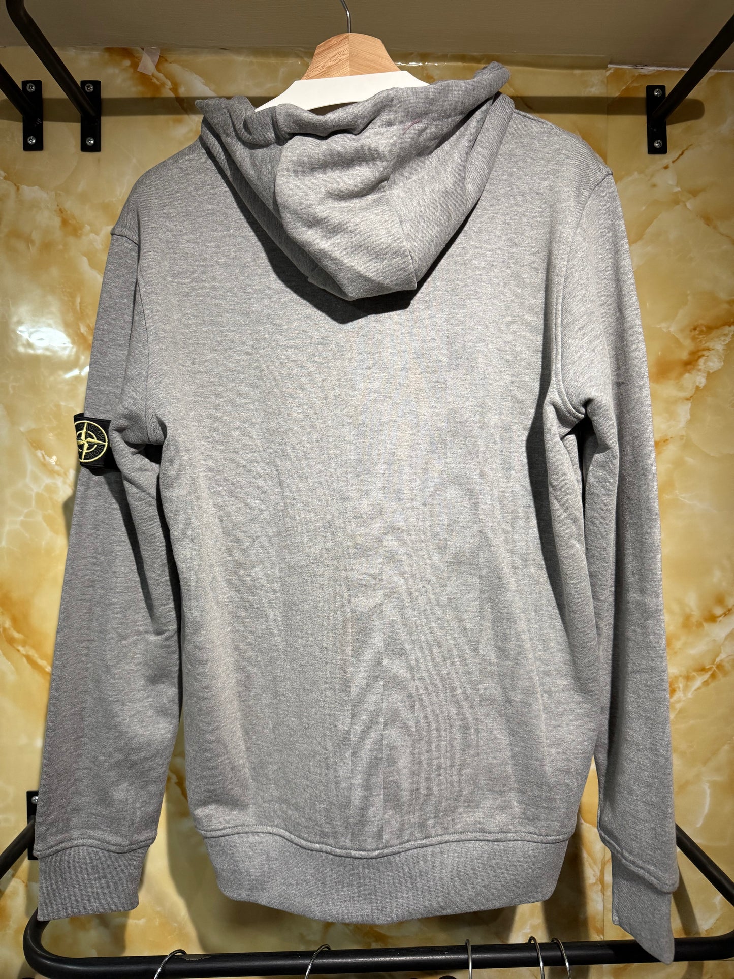 Stone Island Hoodies Gris Cierre