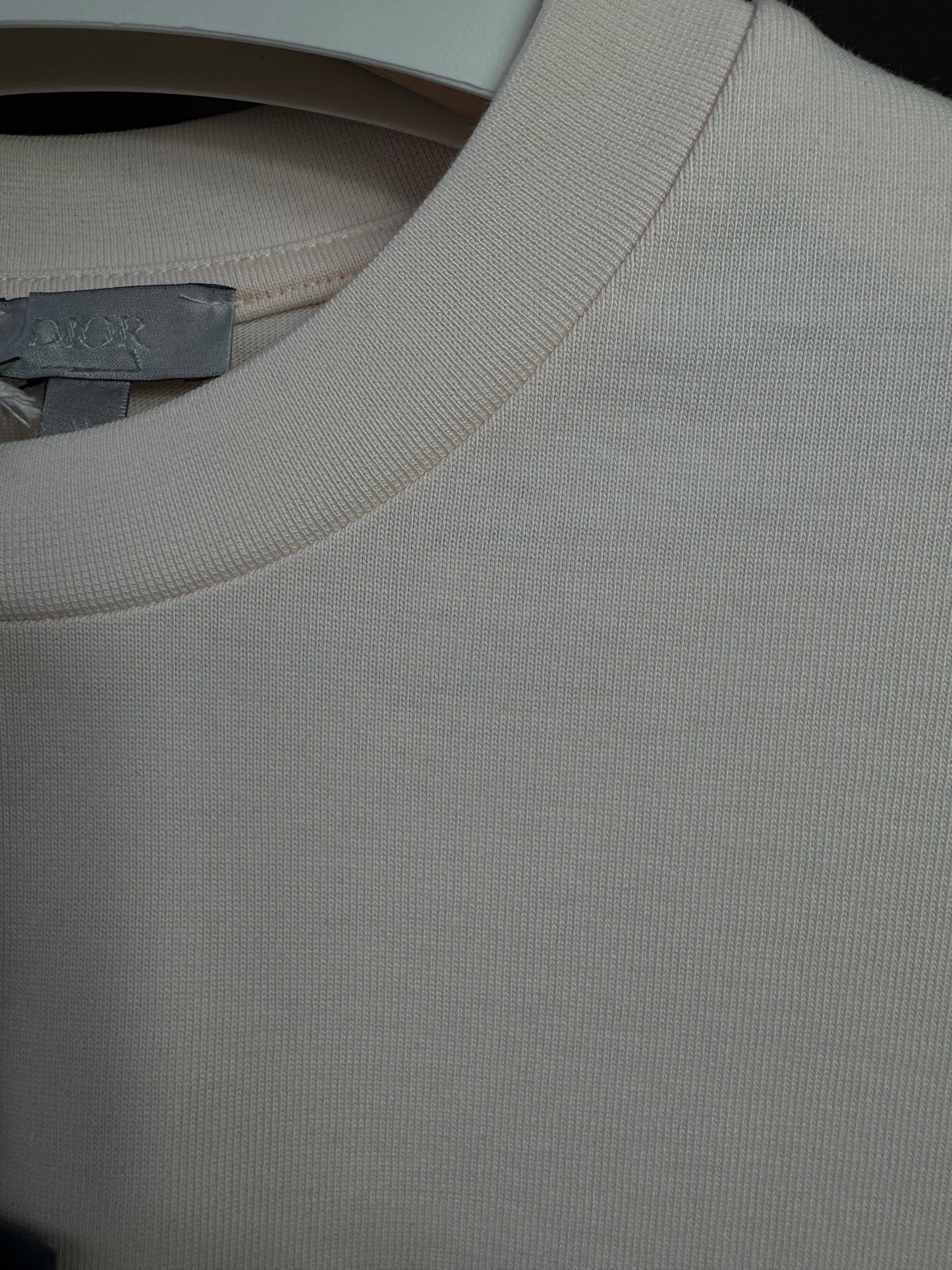 Playera Dior Bordado Abeja Color Salmon UA