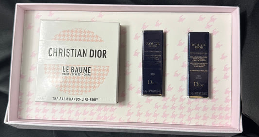 Dior Set Le Baume + Rouge Dior New Look (3 Piezas – Tono 999 & 720 Icône)