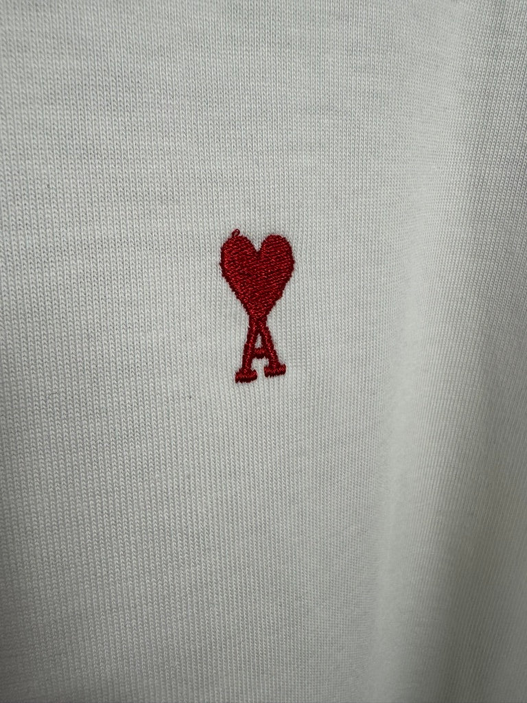 Playera Ami Mini Logo Blanca Bordado UA