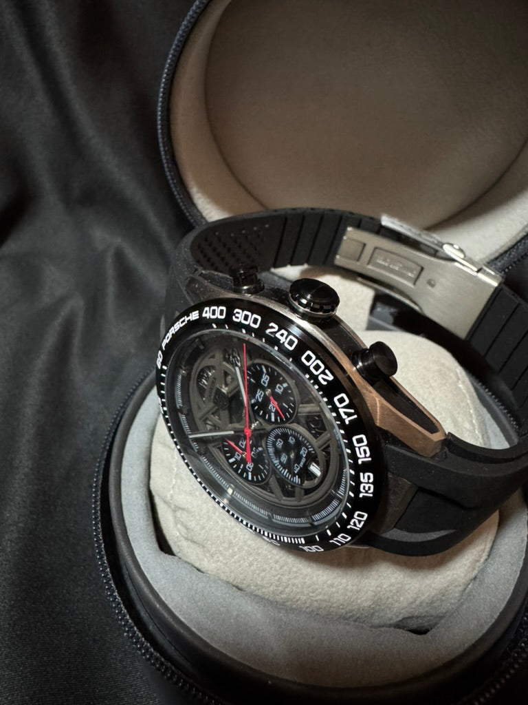 TAG Heuer Carrera Skeleton Black Correa Caucho