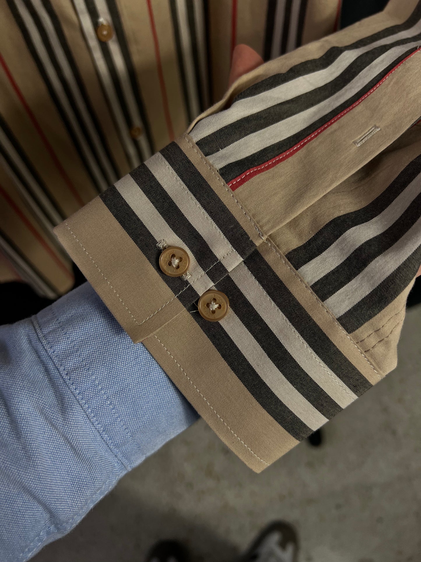 Camisa Burberry Clasica Beige UA