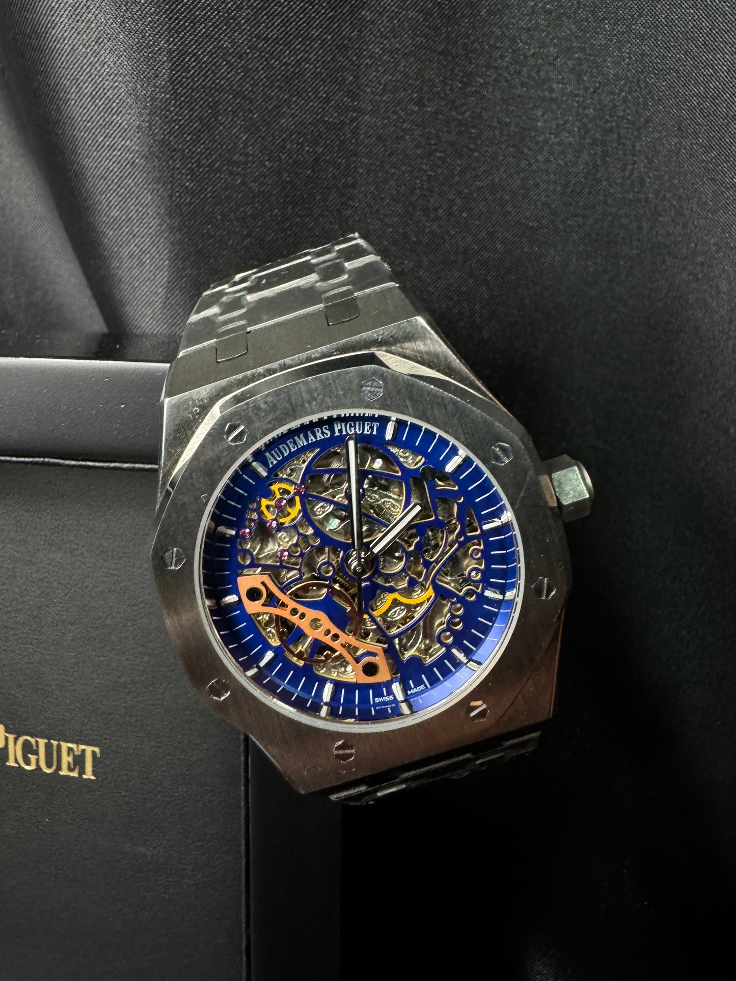 AP Royal Oak Skeleton Blue Dial