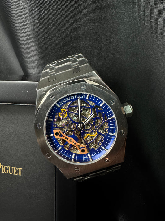 AP Royal Oak Skeleton Blue Dial