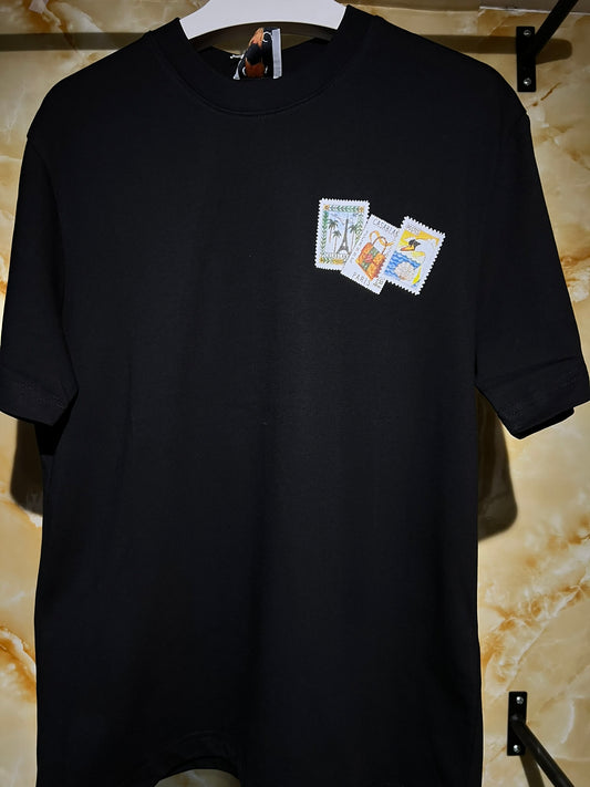 Casa Blanca Postcards Tee Negra