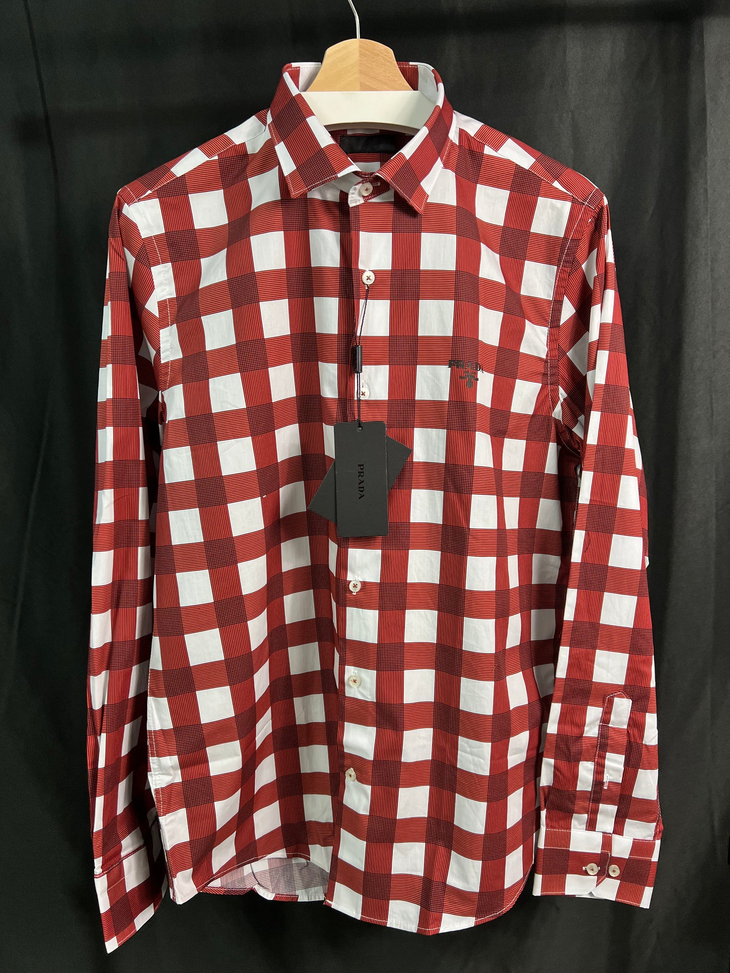 Camisa Prada Roja Cuadros UA