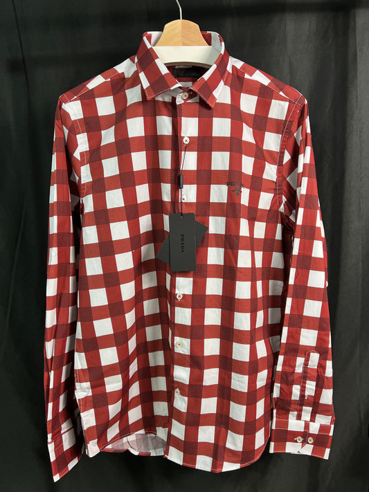 Camisa Prada Roja Cuadros UA