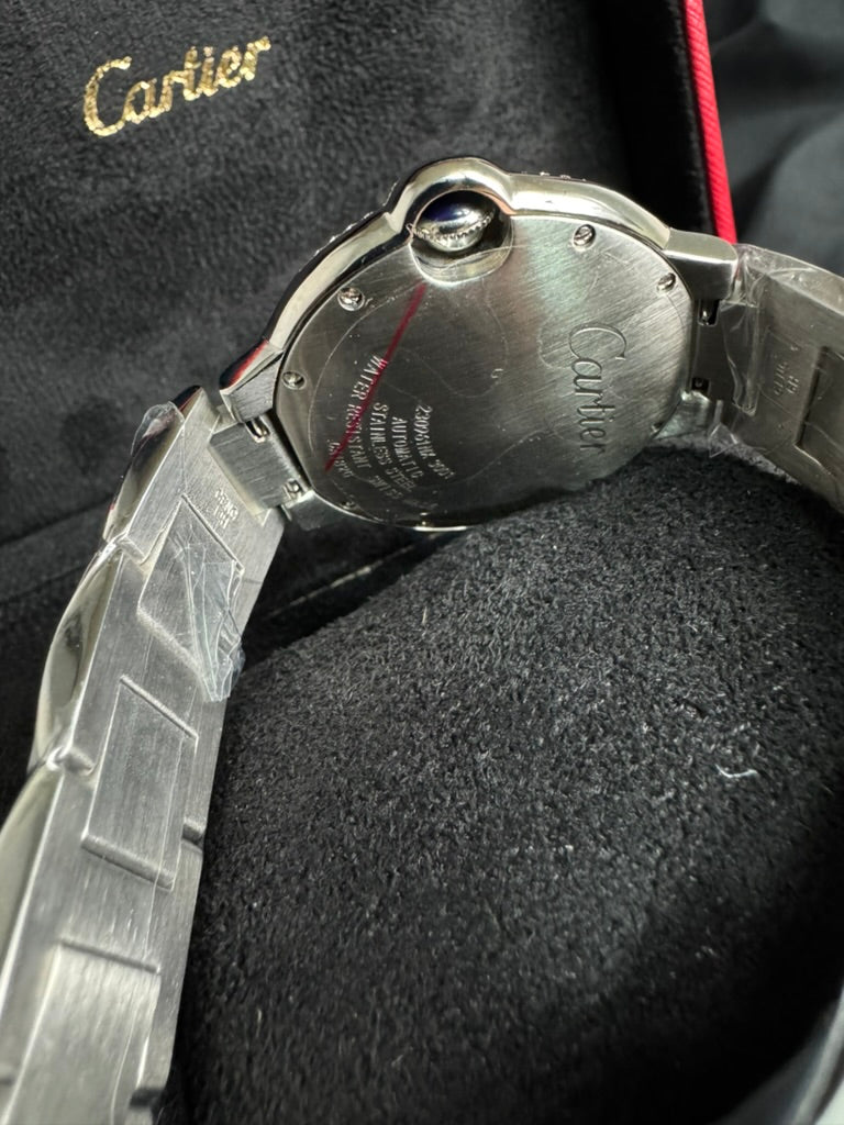 Cartier Ballon Bleu Diamantes Acero