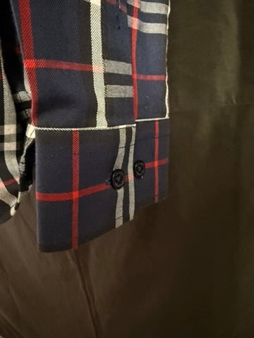 Camisa Burberry Clasica Azul UA