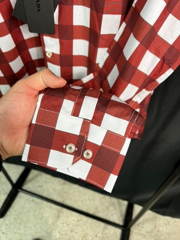 Camisa Prada Roja Cuadros UA