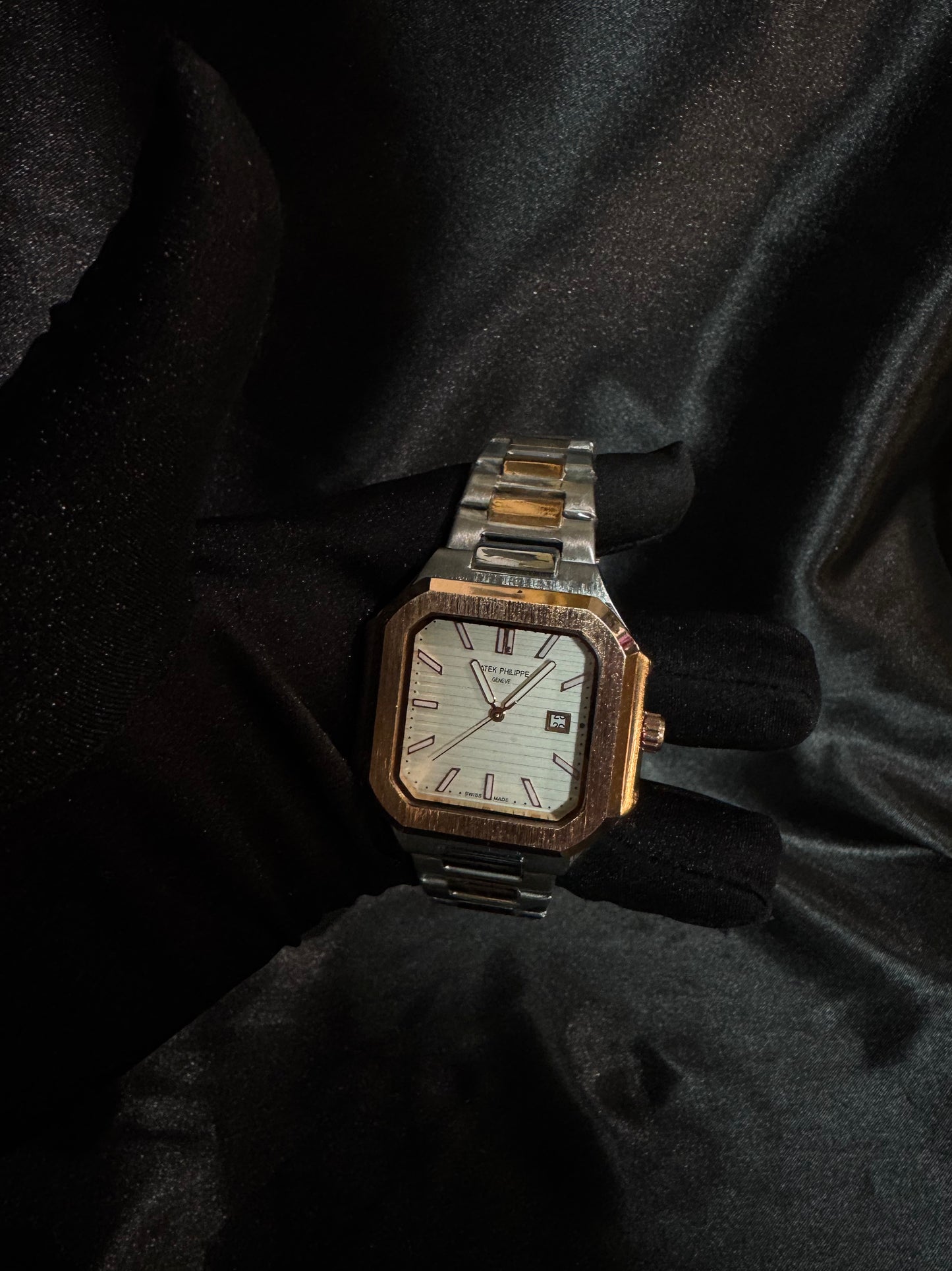 Reloj Patek Cubitus Dos Tonos