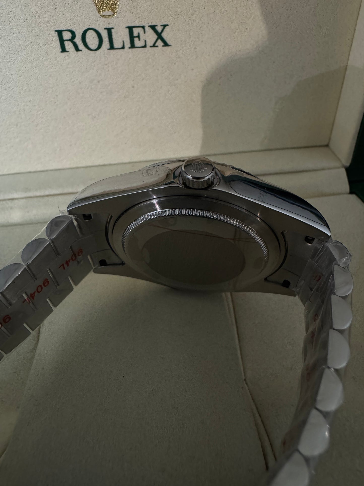 Rolex Day Date Presidente Plata carátula negra