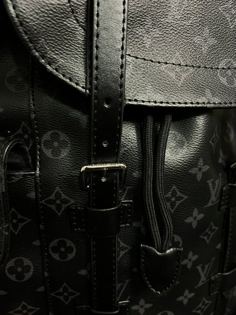 Louis Vuitton Christopher Backpack MM Black Monogram