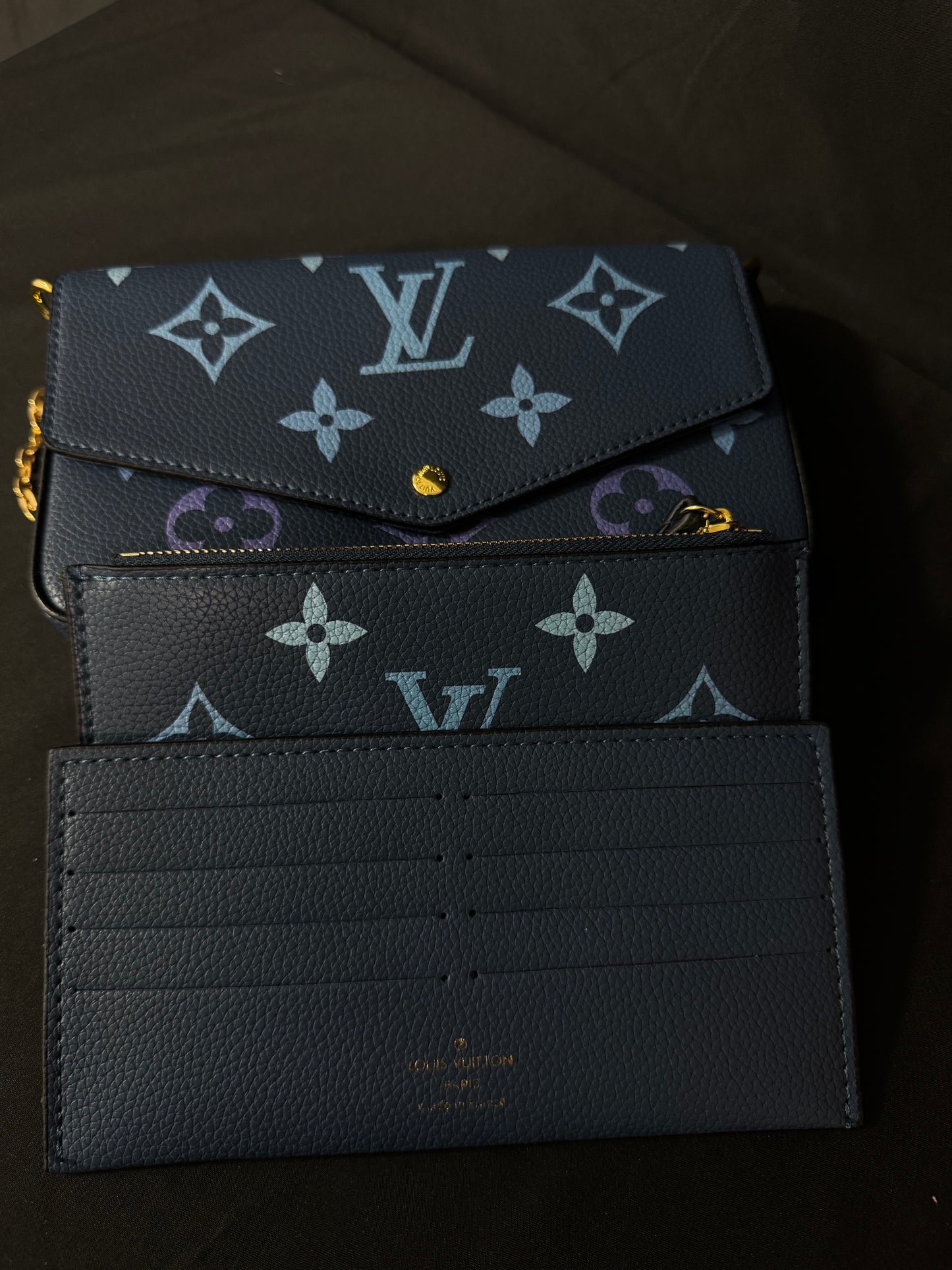 Louis Vuitton Felicie Pochette Gradient Blue 3PZ