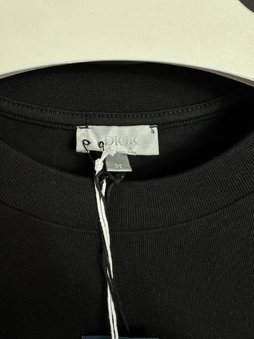 Playera Dior Trebol Bordado Negro UA