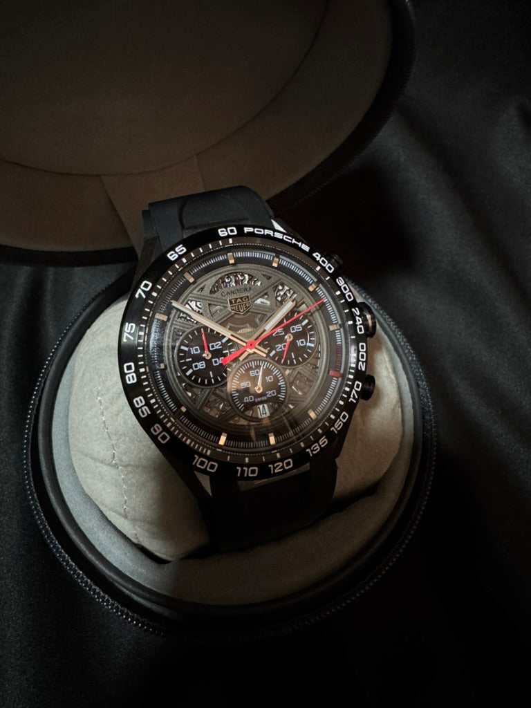 TAG Heuer Carrera Skeleton Black Correa Caucho