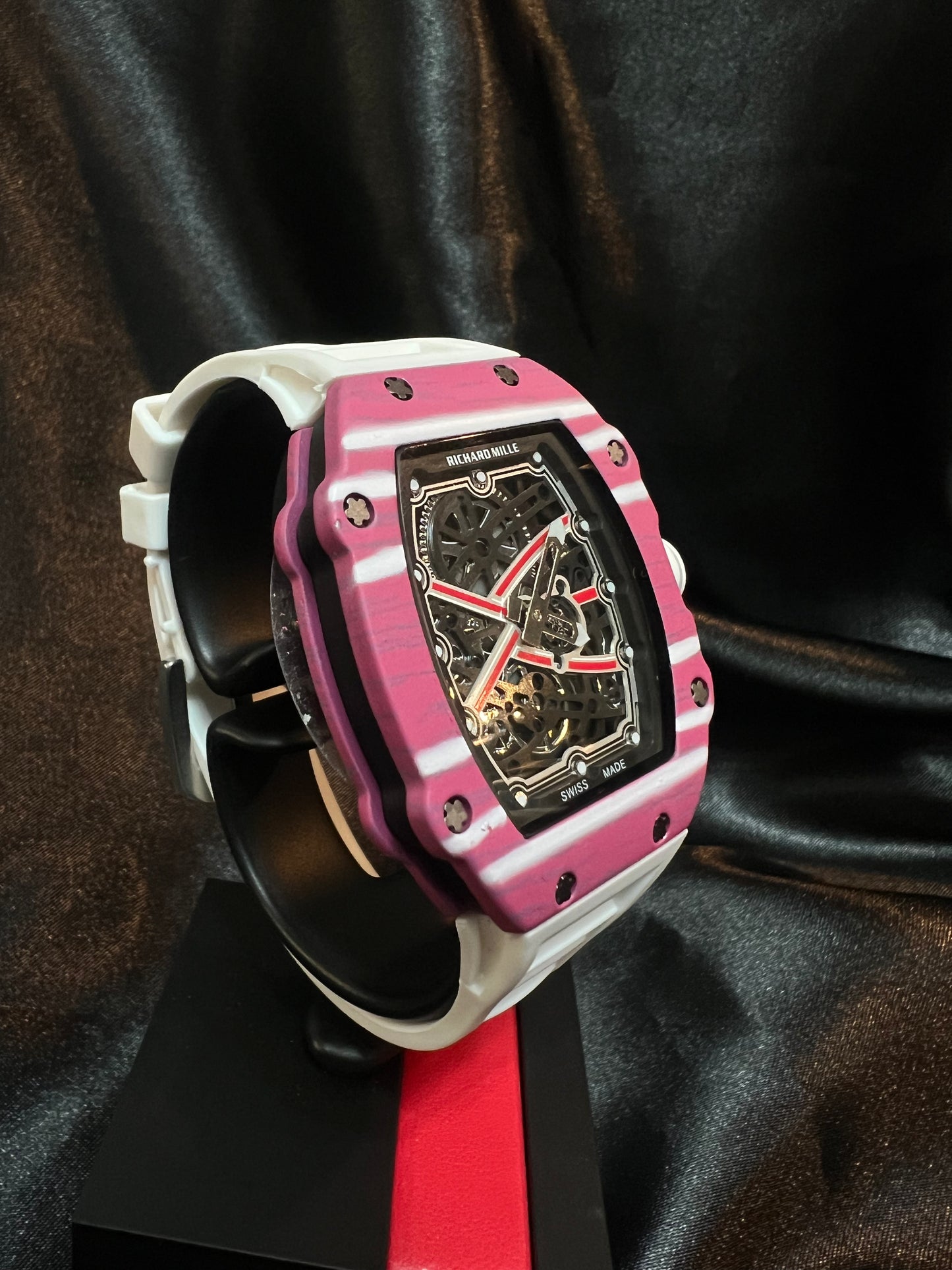 Richard Mille 67-02 Rosa Blanco