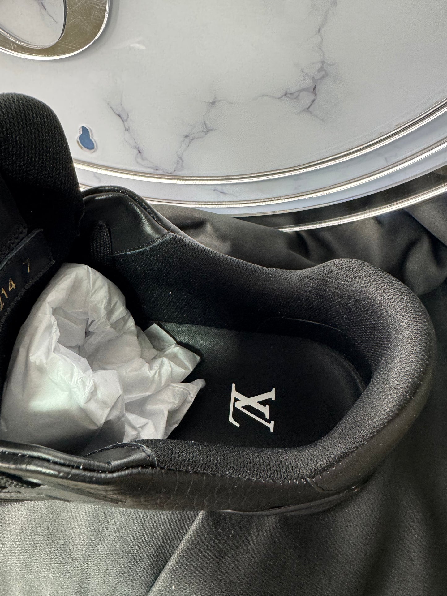 LV Trainer Black Monogram
