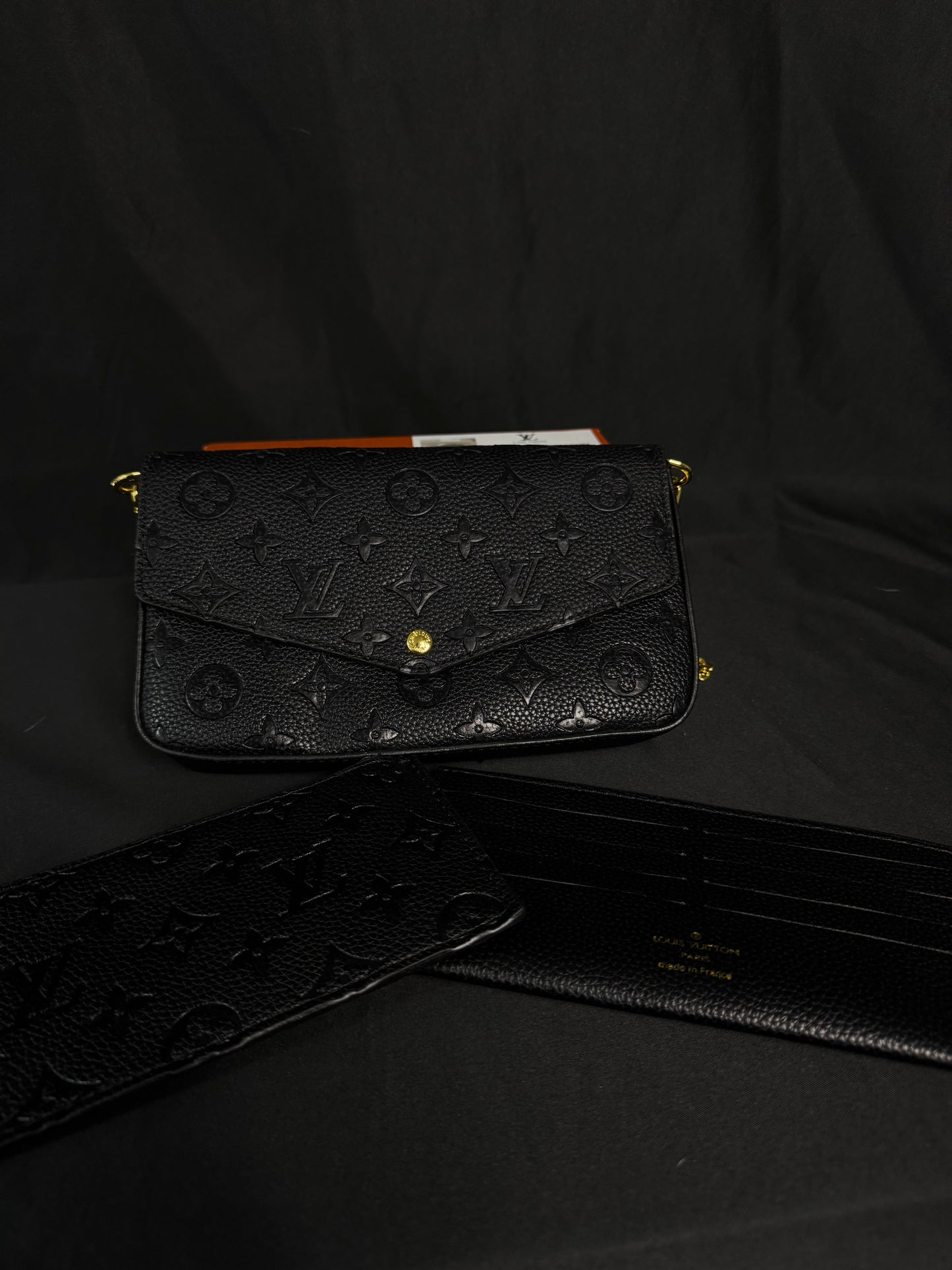 Louis Vuitton Felicie Pochette Black 3PZ