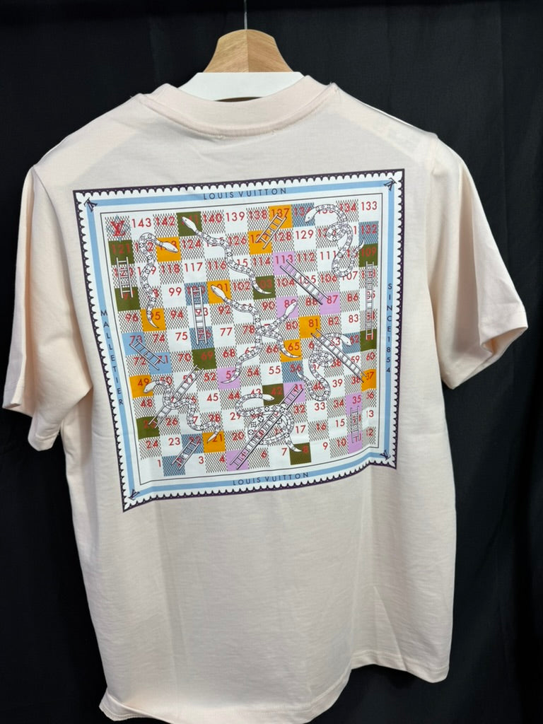 Playera Louis Vuitton Snakes Salmon UA