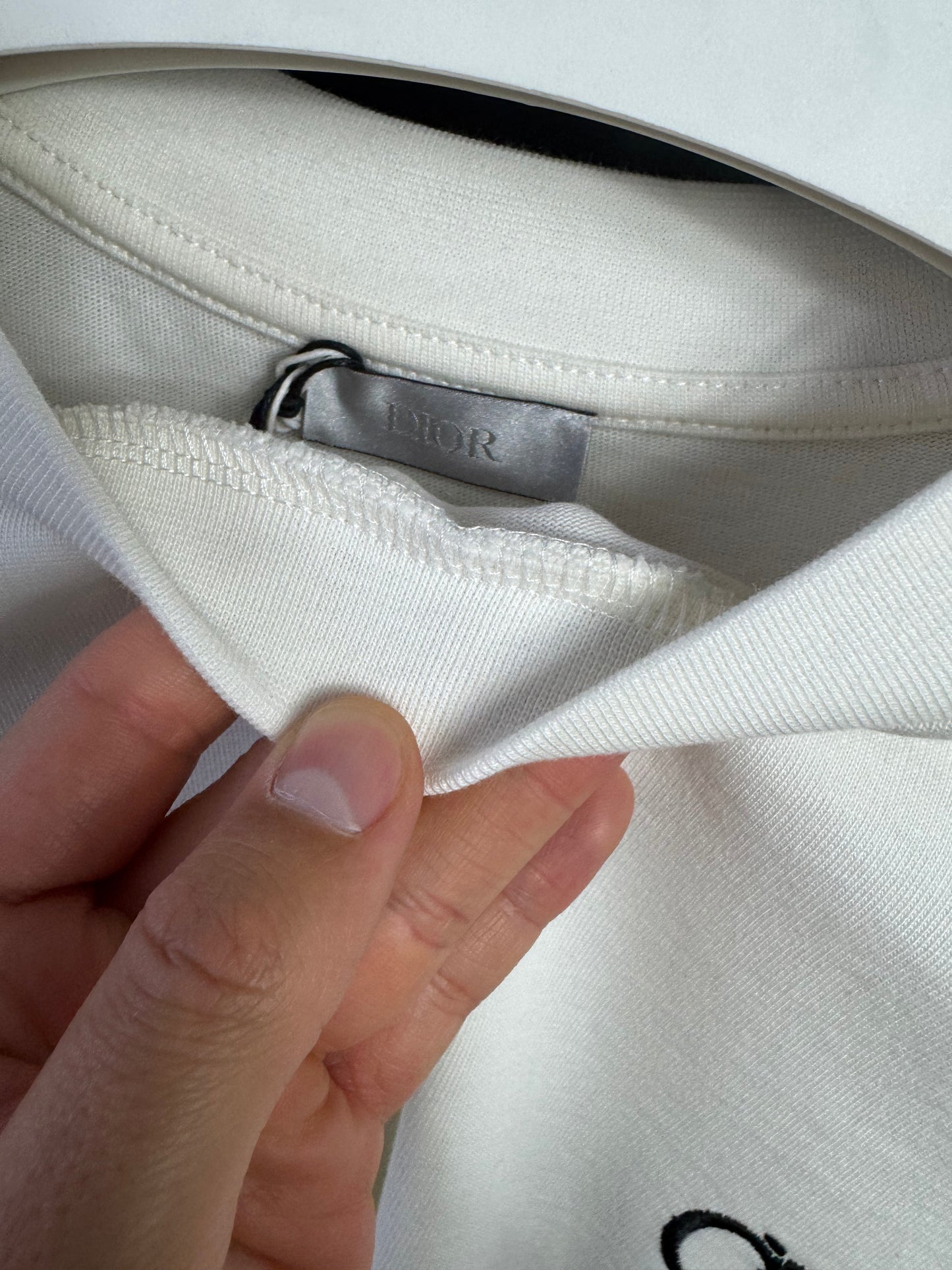 Playera Dior CD Icon Bordado Blanca UA