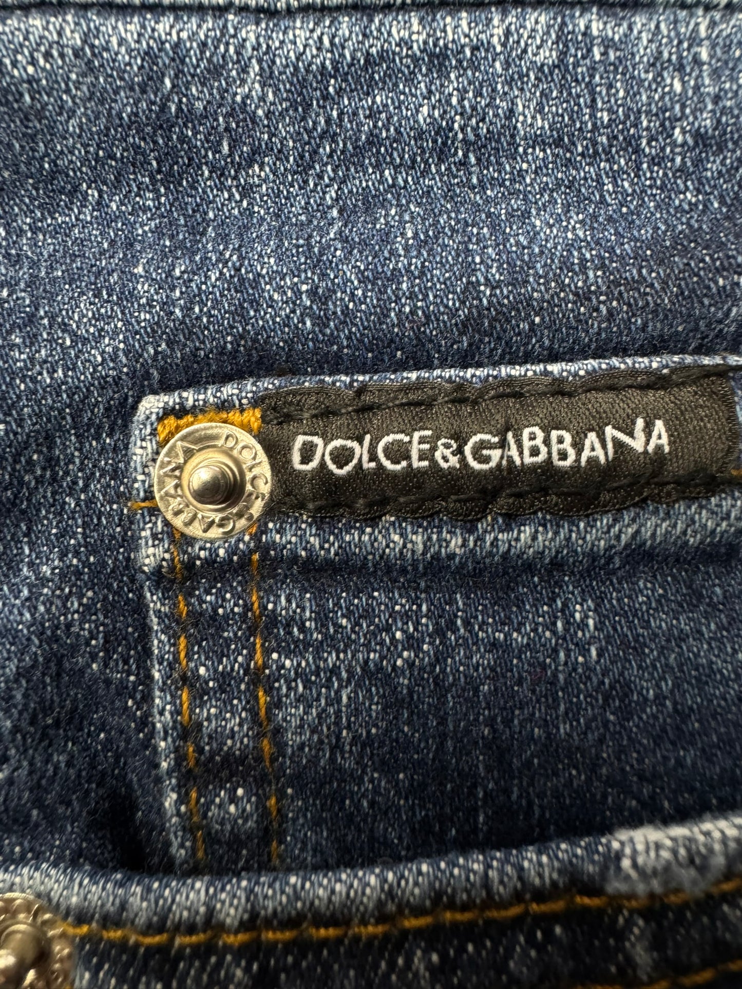 Jeans Dolce & Gabbana Azul con Placa