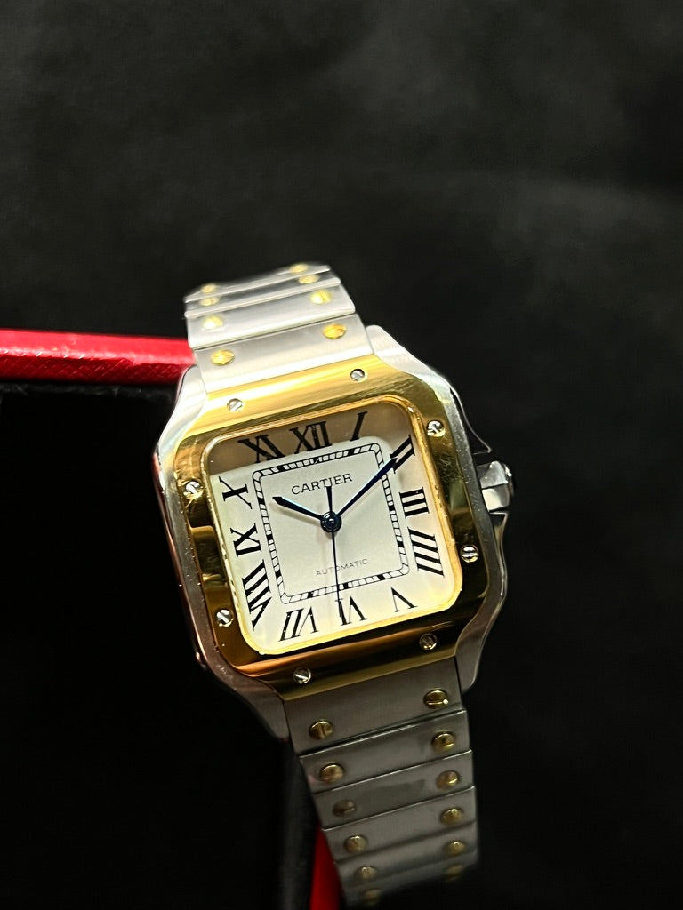 Cartier Santos "Two Tone" Small