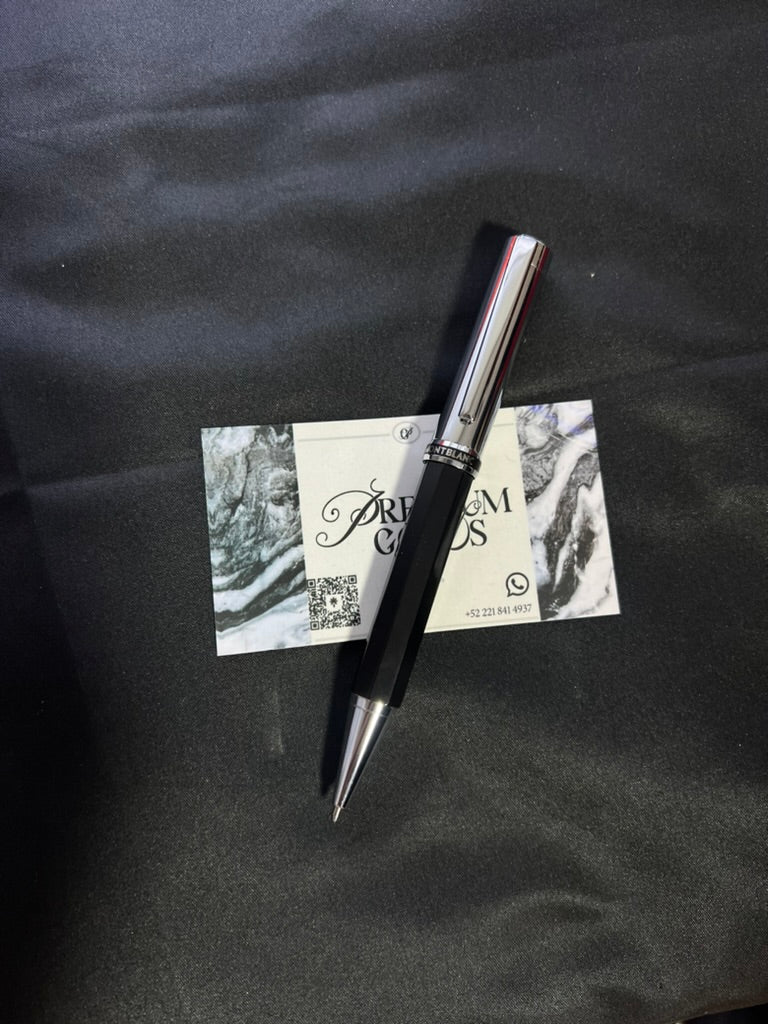 Pluma Mont Blanc Negro con Plata