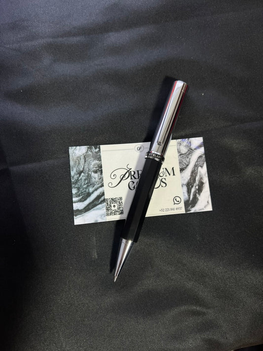 Pluma Mont Blanc Negro con Plata