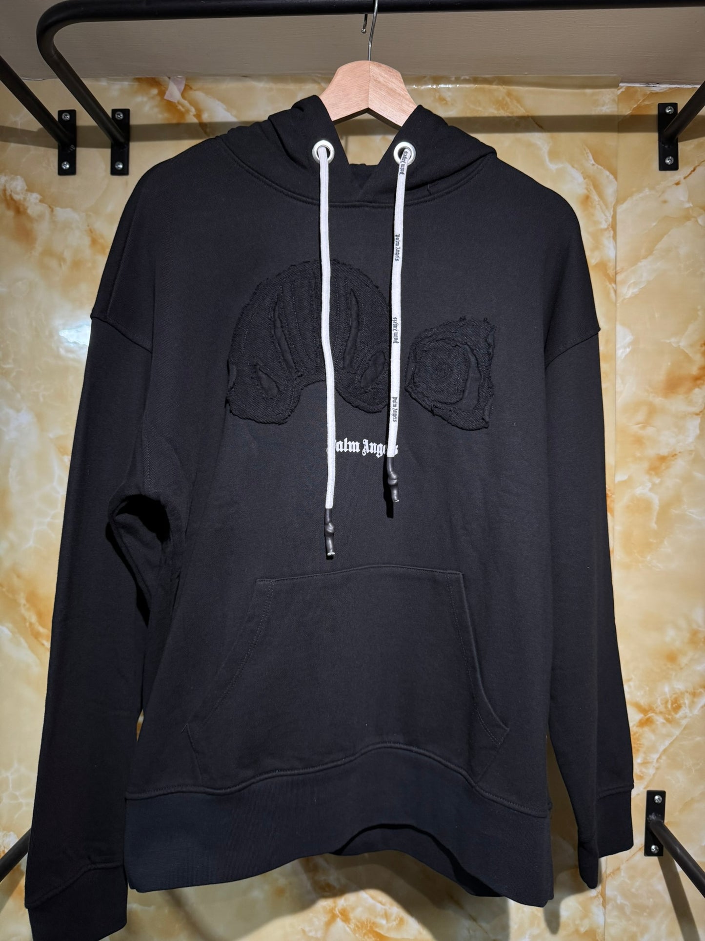 Palm Angels Hoodie Negra
