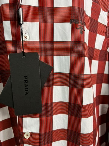 Camisa Prada Roja Cuadros UA