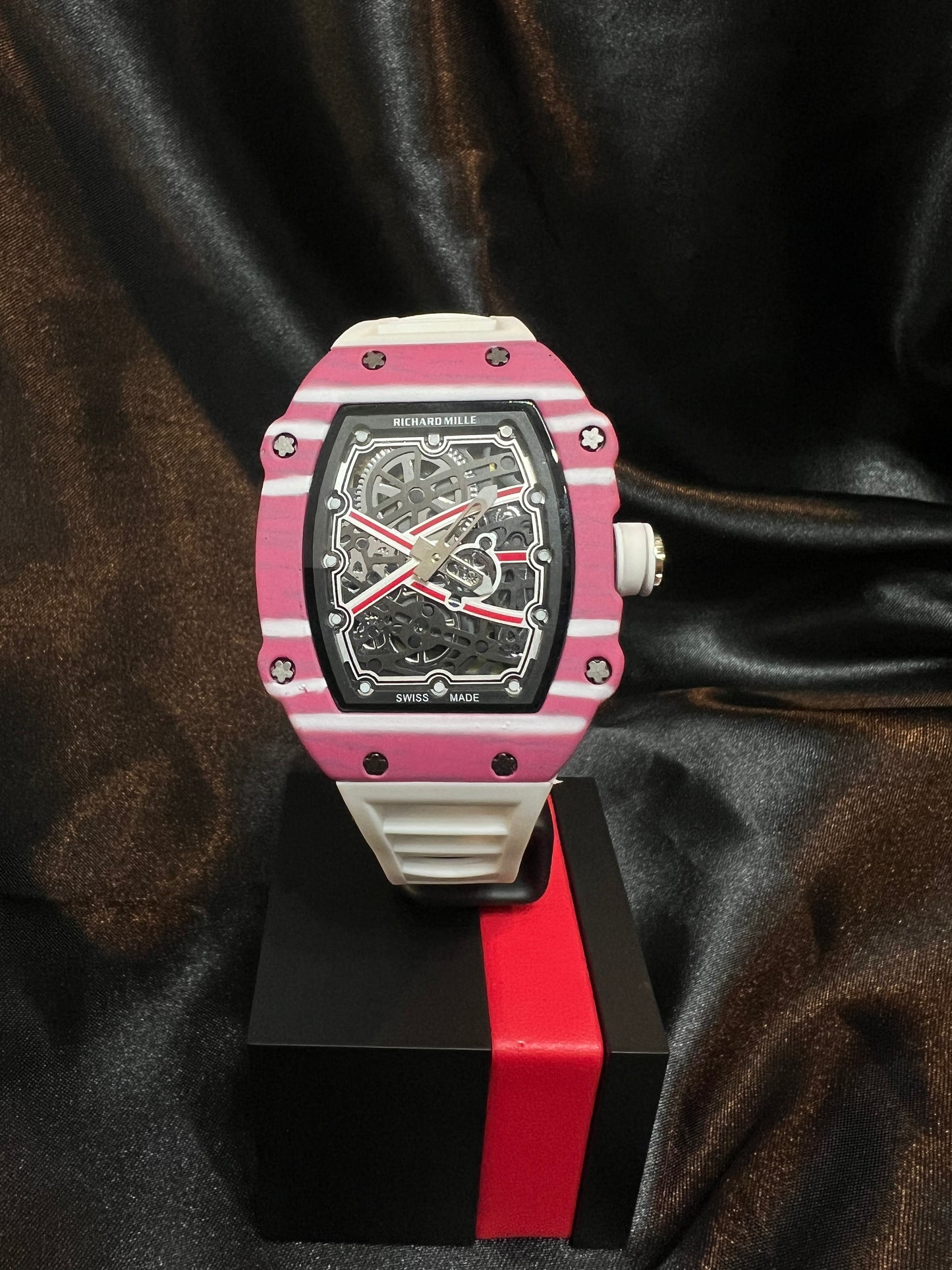 Richard Mille 67-02 Rosa Blanco
