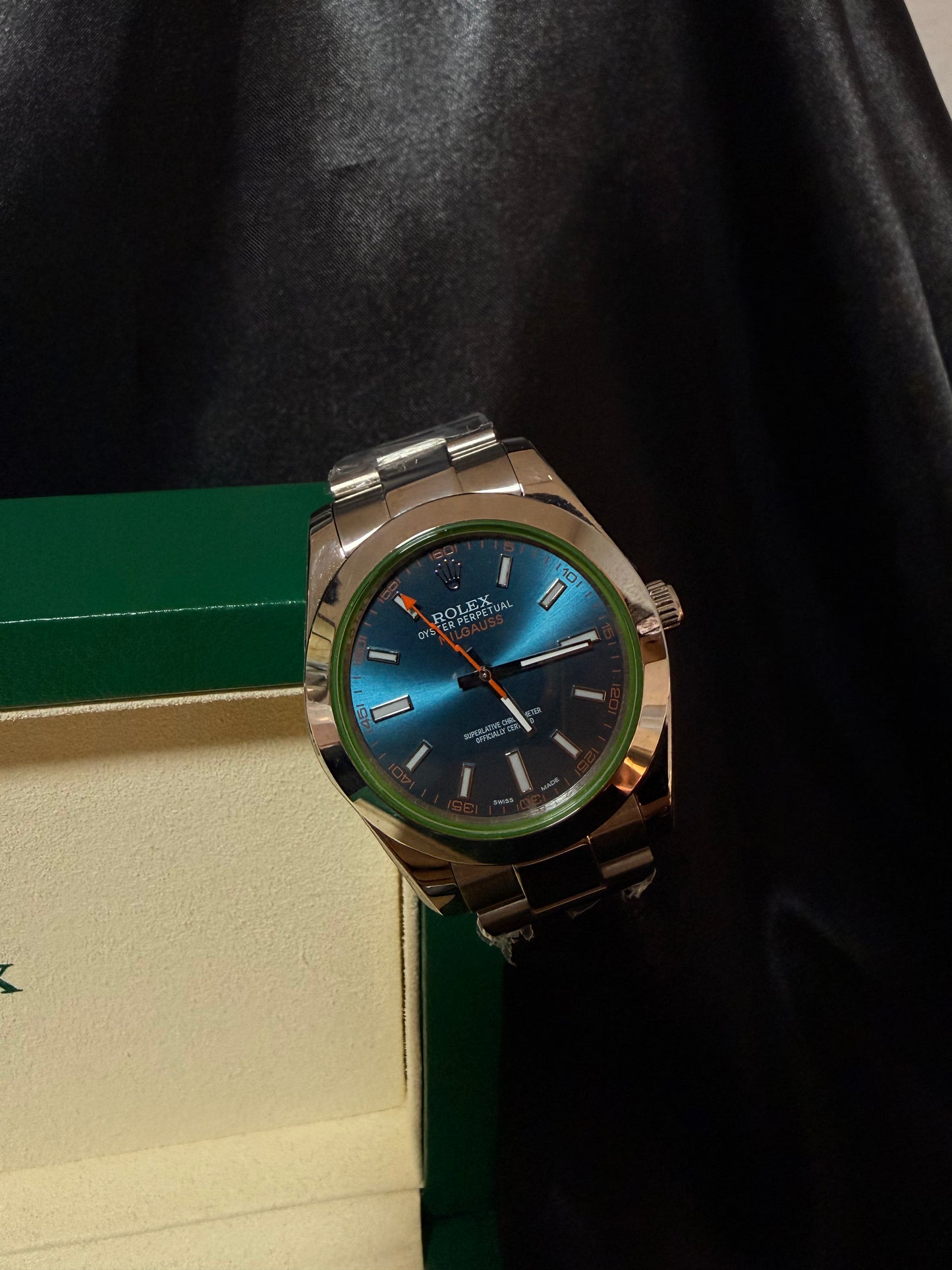 Rolex Rolex Milgauss Caratula Azul