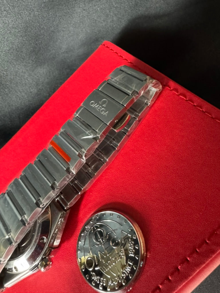 Omega Constellation Black/ Acero