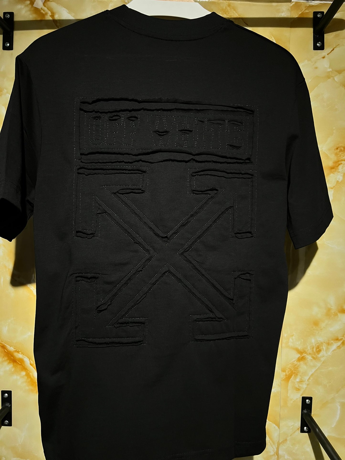 Off-White “Hands Arrows” Embroidered Black