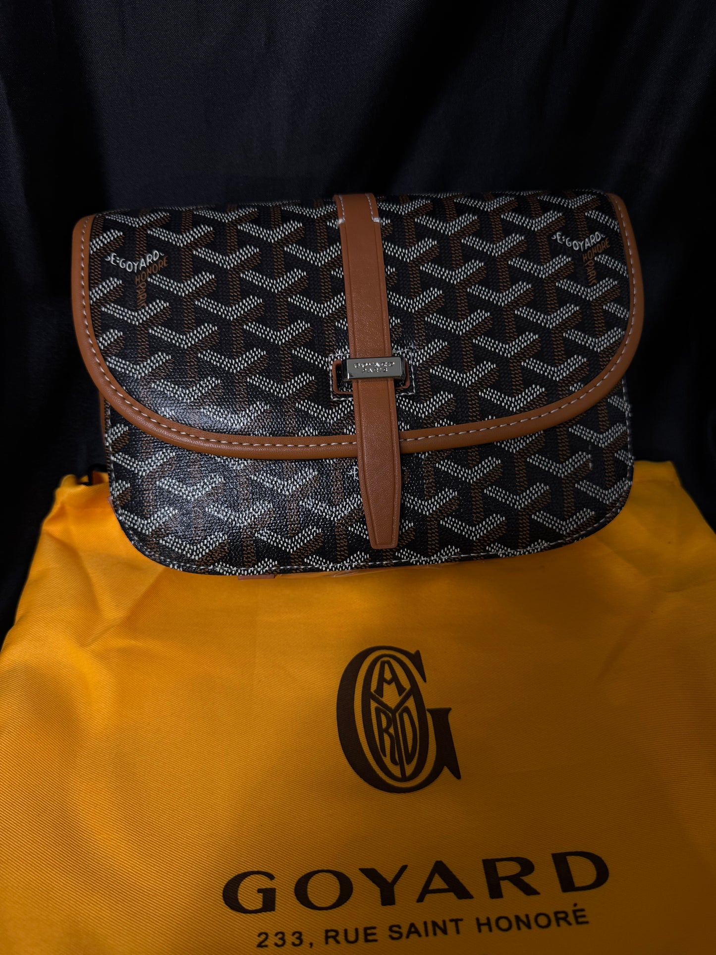 Goyard Messenger Bag Negro