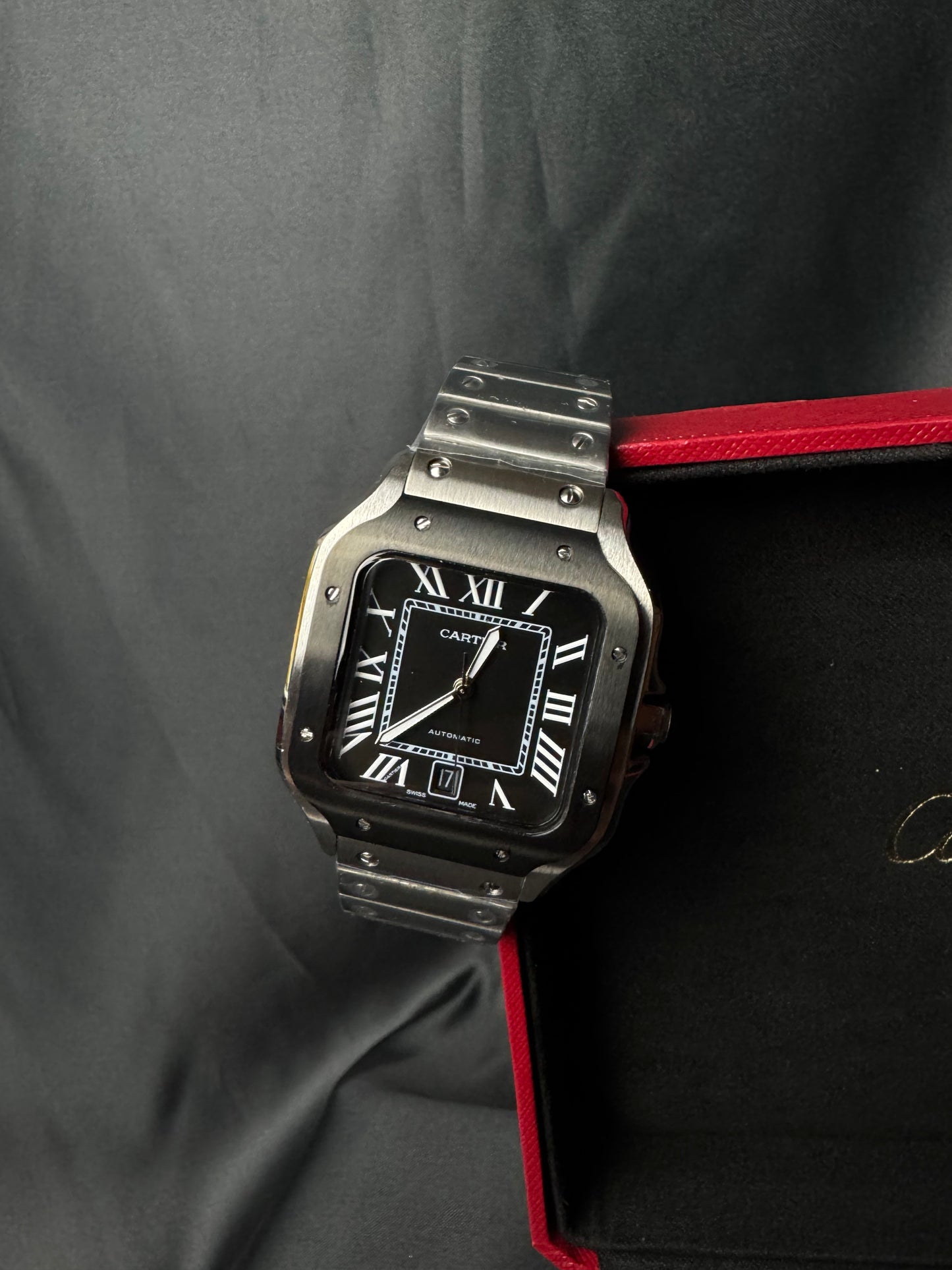 Cartier Santos Negro